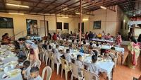 Prasada Bhojana for School Children - Day 7 at Karla (28 Sep 2025), Pictures Courtesy of Shri Abhinav Kalla